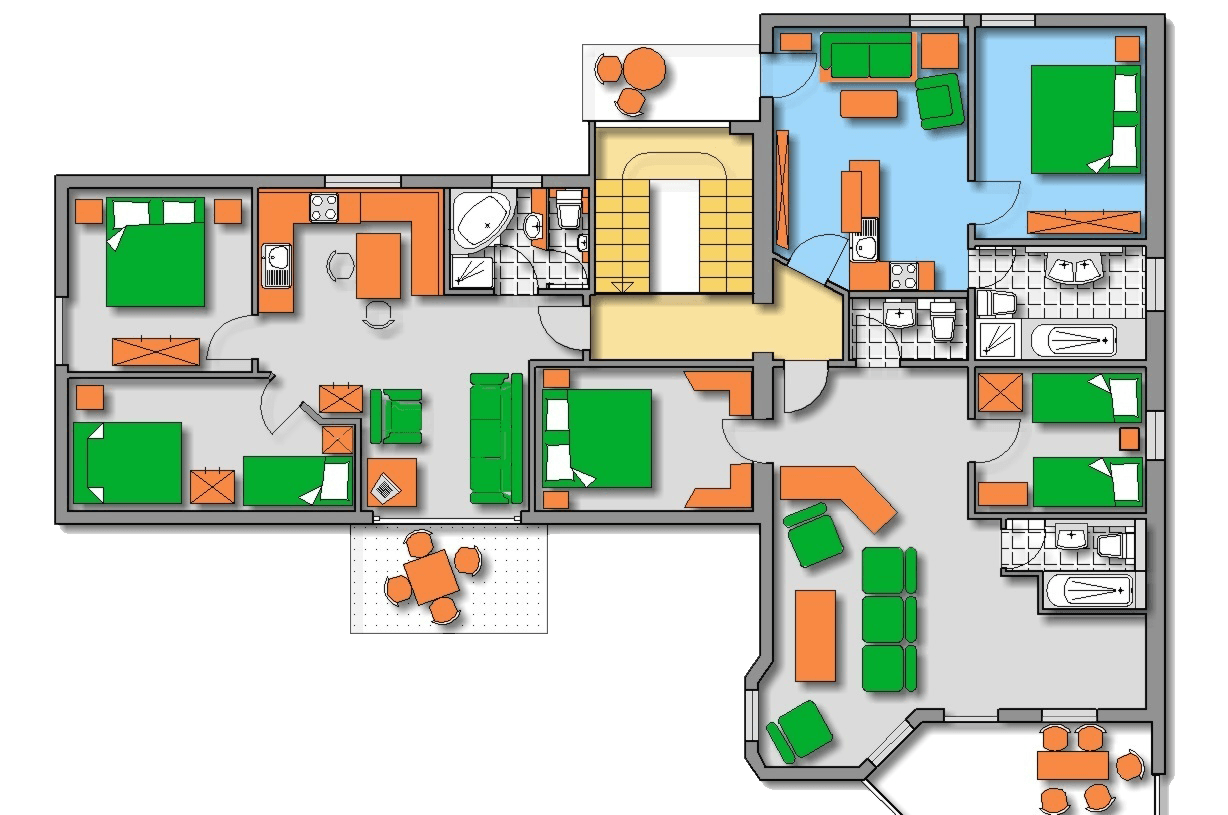 Lageplan Haus 2 Dachgeschoss